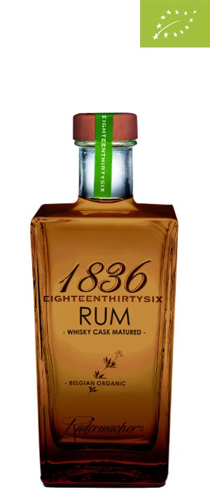 1836 Organic Barrel Aged Rum 40% vol. 0,7-l