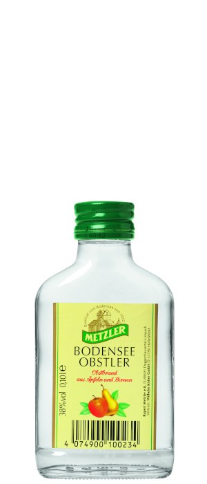 Metzler Bodensee Obstler 38% vol. 0,1-l