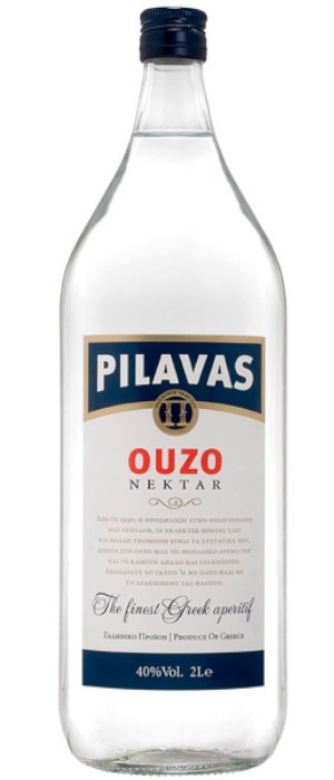 Pilavas Ouzo Nektar 38% vol. 2,0-l