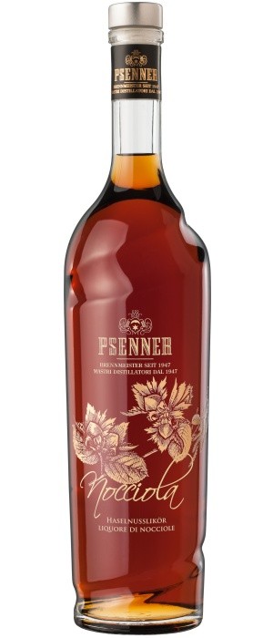 Psenner Nocciola Haselnusslikör 28% vol. 0,7-l (mit Farbstoff)