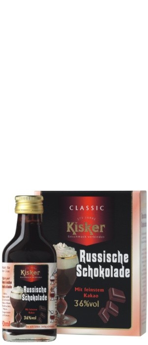 Kisker Russische Schokolade 36% vol. Tray mit 6x 0,04-l 2er Pack