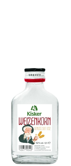 Kisker Weizenkorn 32% vol. 0,1-l