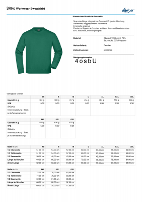 Kisker Sweatshirt Unisex Gr. S